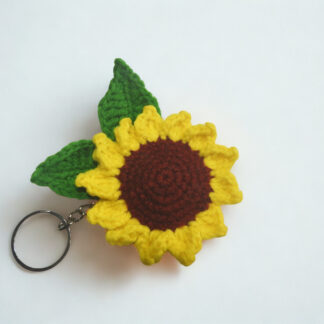 Sunflower keychain