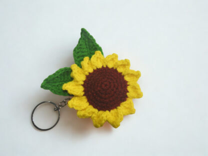 Sunflower keychain